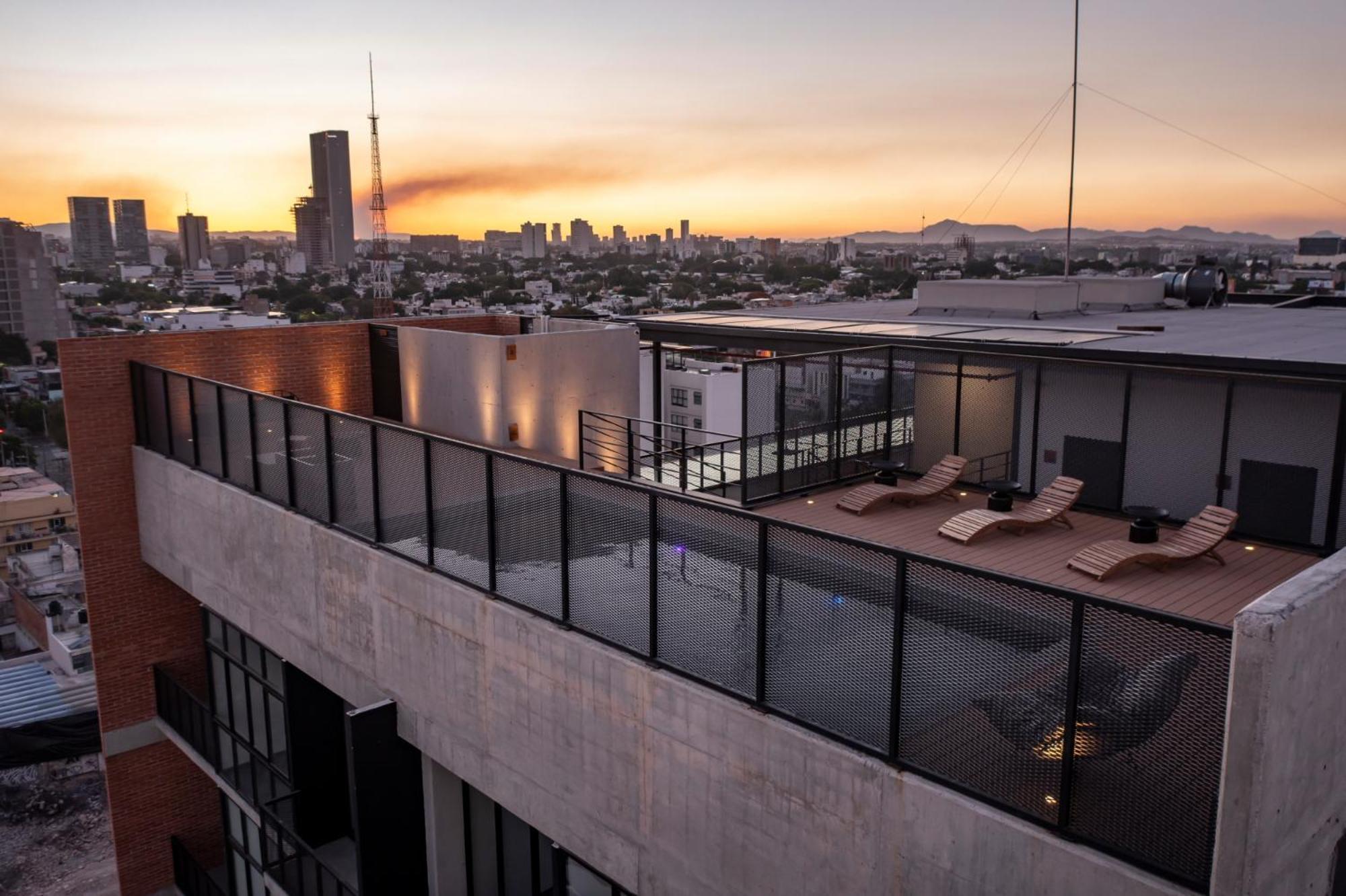 Galeria Flat Rooftop Pool Witgdl Guadalajara Exterior foto